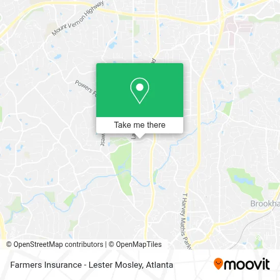 Farmers Insurance - Lester Mosley map