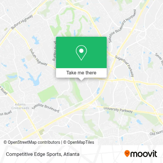 Competitive Edge Sports map