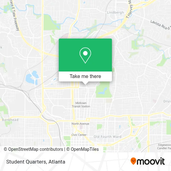 Student Quarters map