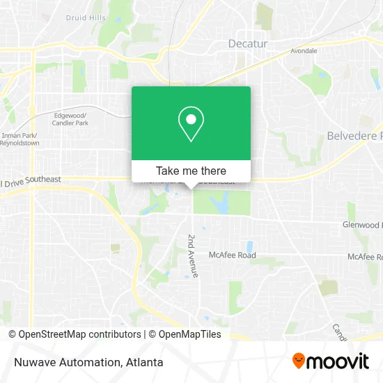 Nuwave Automation map
