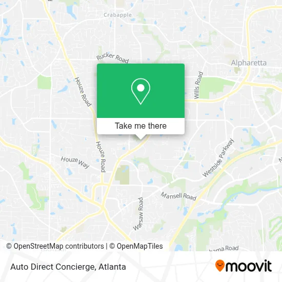 Auto Direct Concierge map