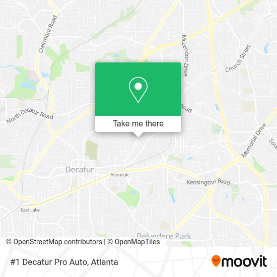 #1 Decatur Pro Auto map
