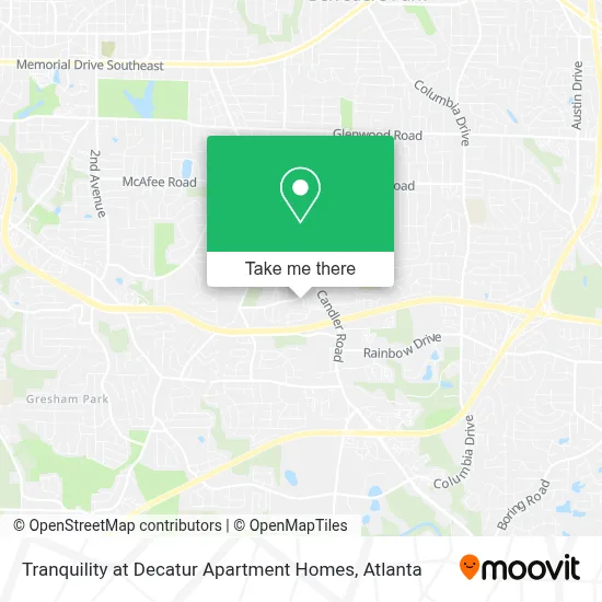 Tranquility at Decatur Apartment Homes map