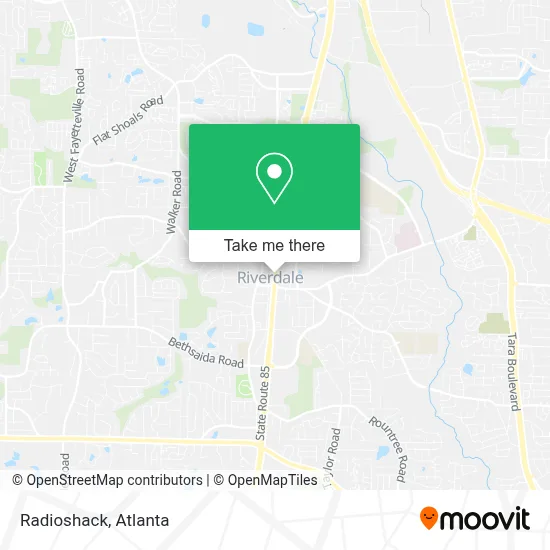 Radioshack map