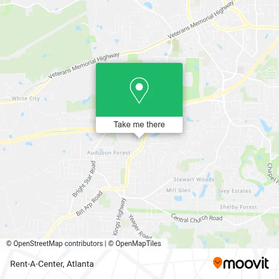 Rent-A-Center map
