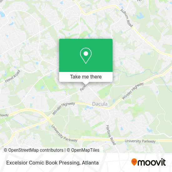 Excelsior Comic Book Pressing map