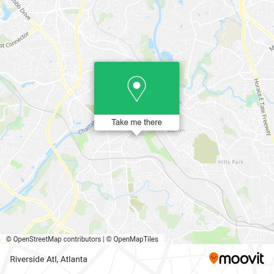 Riverside Atl map