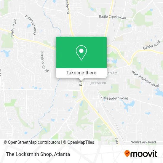 The Locksmith Shop map