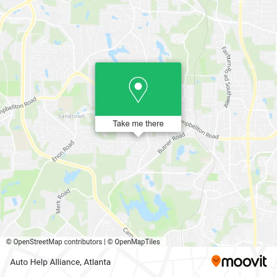 Auto Help Alliance map