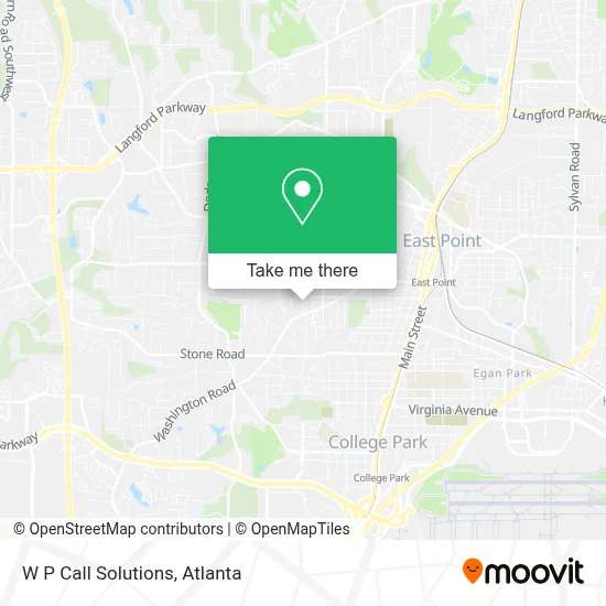 W P Call Solutions map