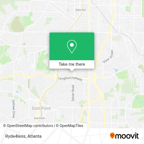 Ryde4less map