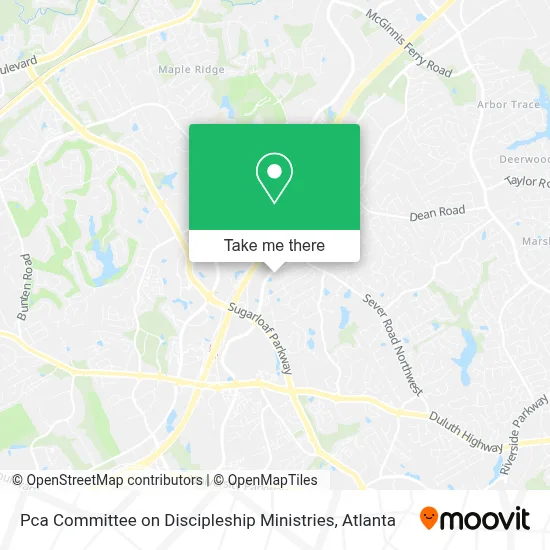 Pca Committee on Discipleship Ministries map