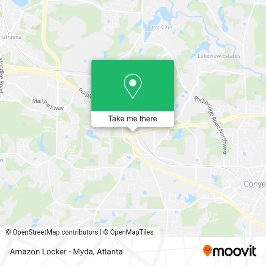 Amazon Locker - Myda map