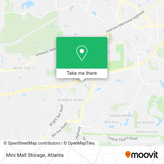 Mini Mall Storage map