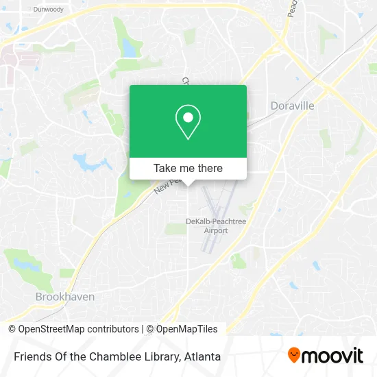 Friends Of the Chamblee Library map