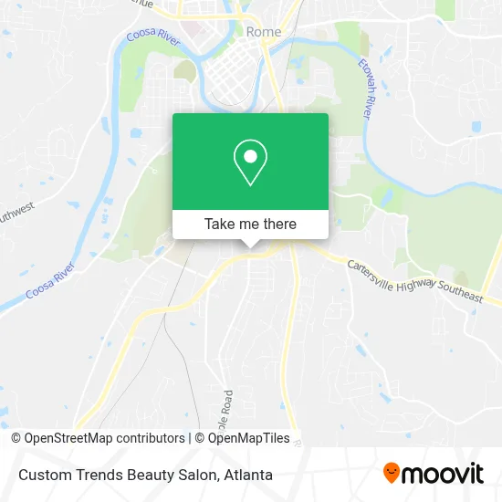 Custom Trends Beauty Salon map