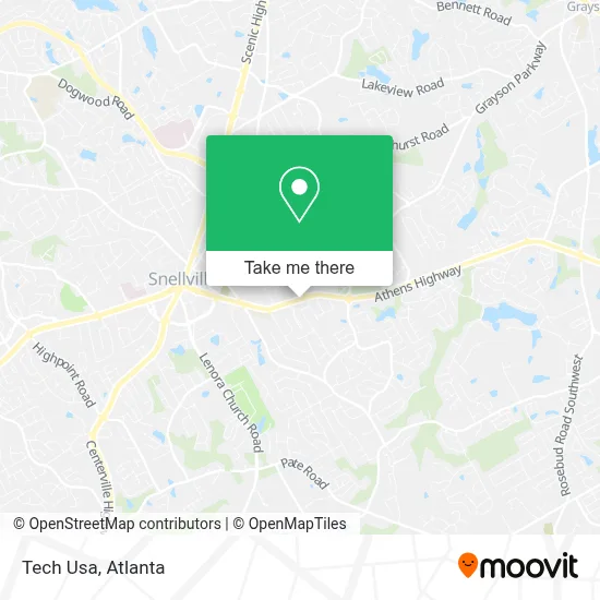 Tech Usa map