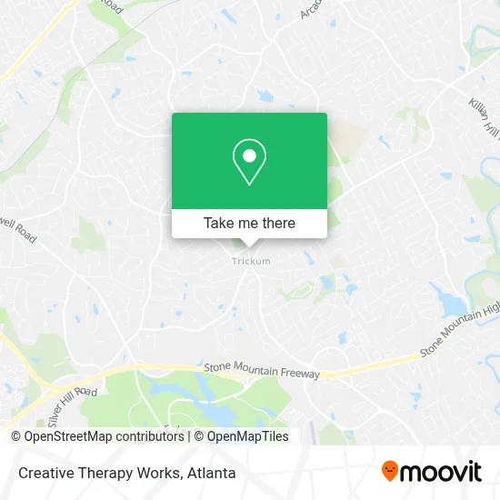 Creative Therapy Works map