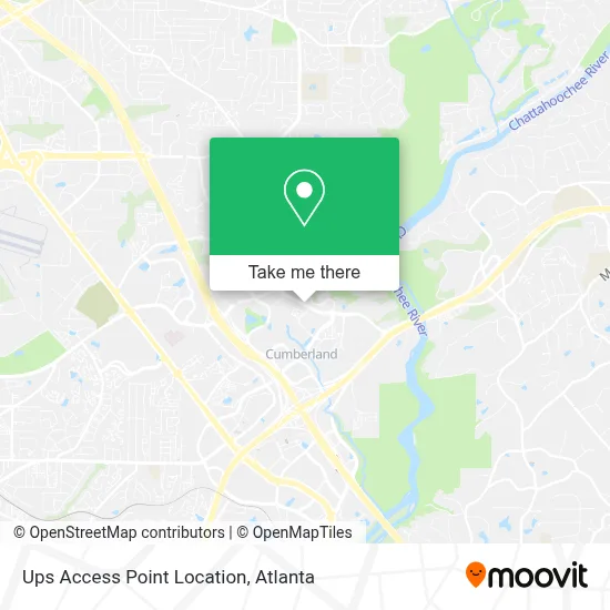 Ups Access Point Location map