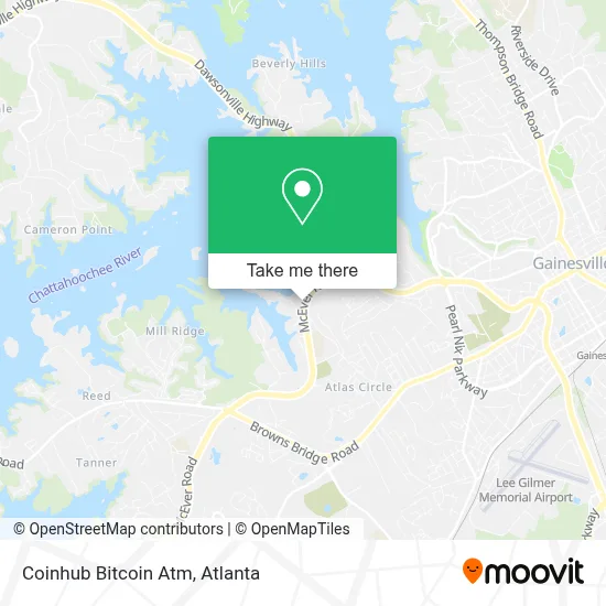 Coinhub Bitcoin Atm map