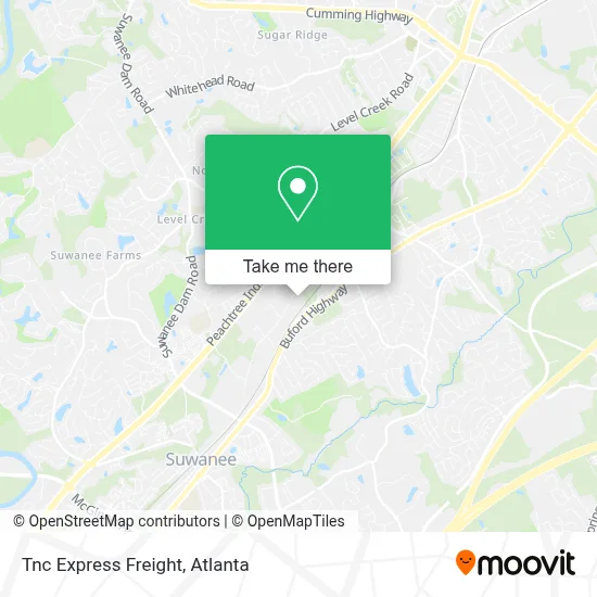 Tnc Express Freight map