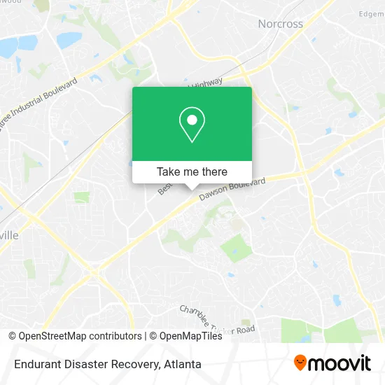 Endurant Disaster Recovery map