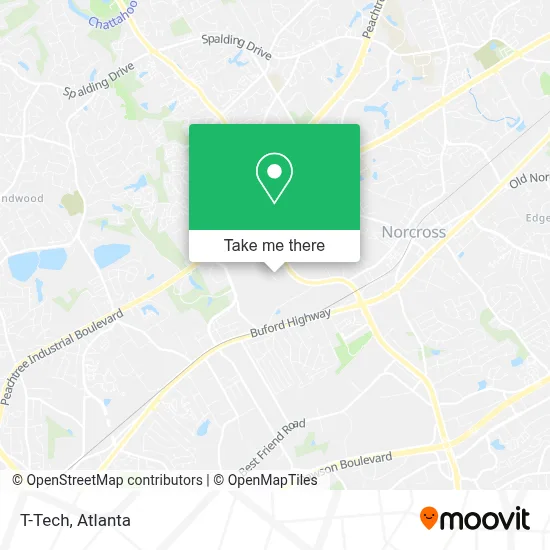 T-Tech map