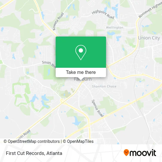 First Cut Records map