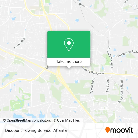 Discount Towing Service map
