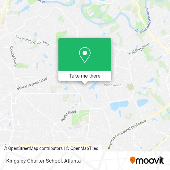 Kingsley Charter School map
