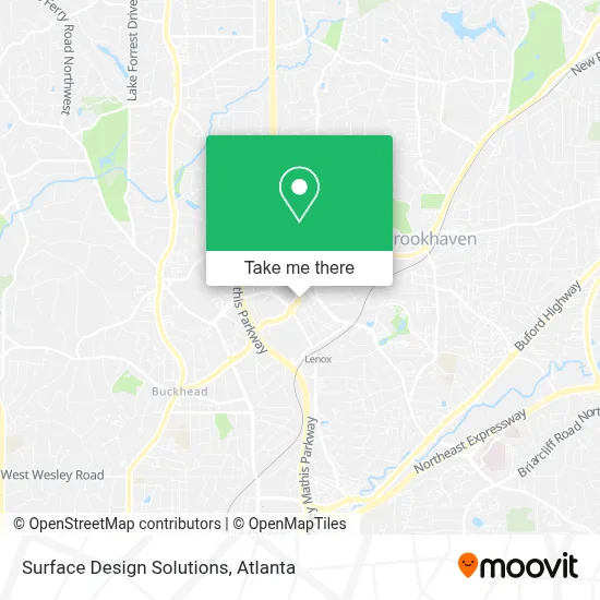 Surface Design Solutions map
