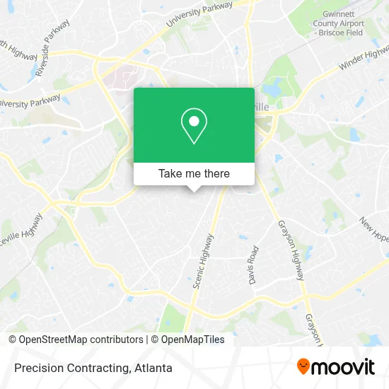 Precision Contracting map