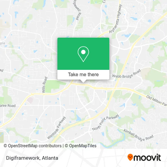 Digiframework map