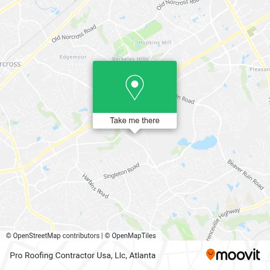 Pro Roofing Contractor Usa, Llc map