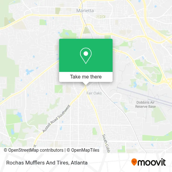 Rochas Mufflers And Tires map