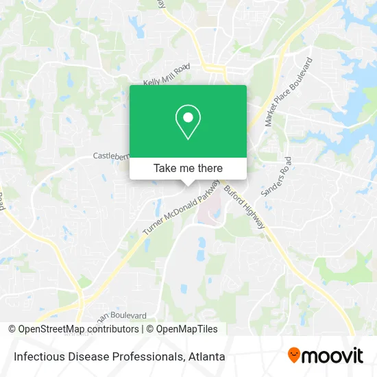 Infectious Disease Professionals map