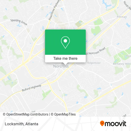 Locksmith map