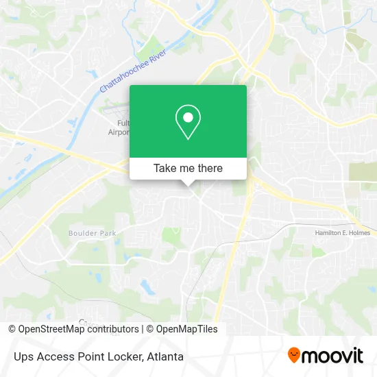 Ups Access Point Locker map