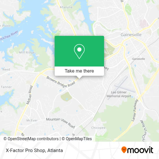X-Factor Pro Shop map