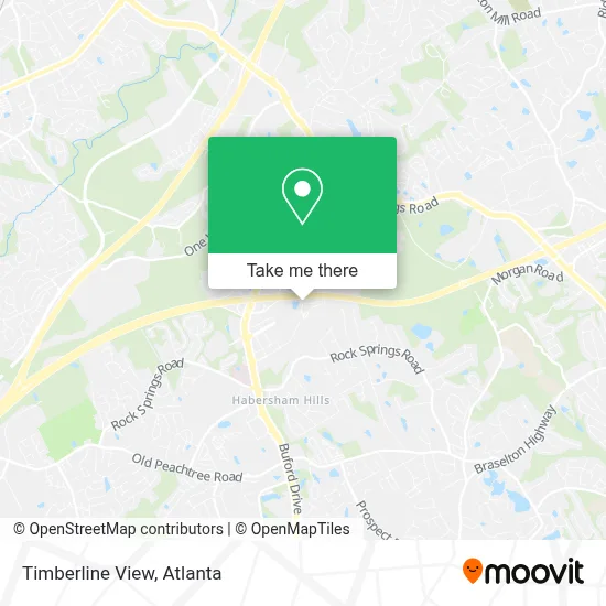 Timberline View map