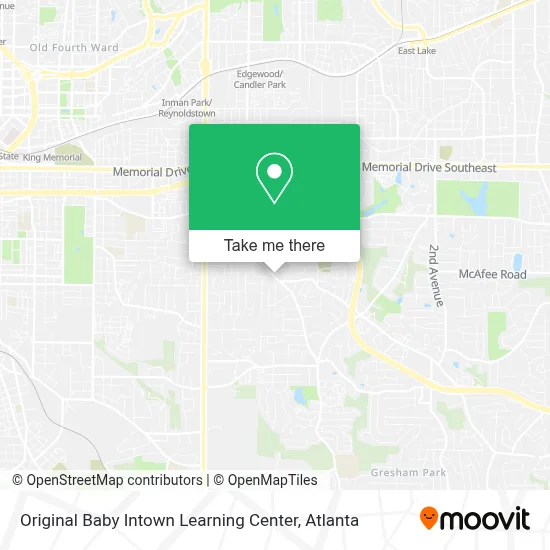 Original Baby Intown Learning Center map