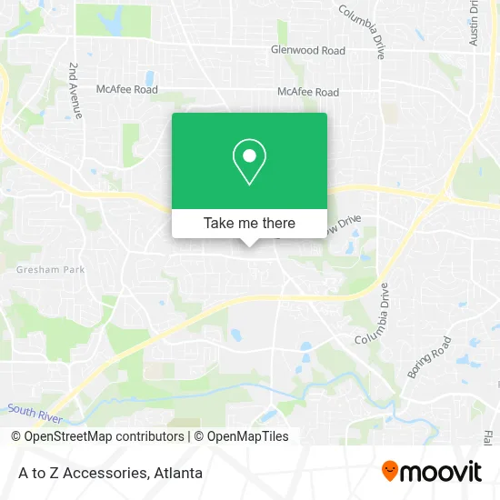 A To Z Accessories map