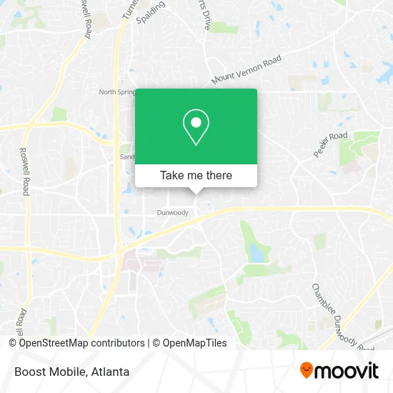 Boost Mobile map