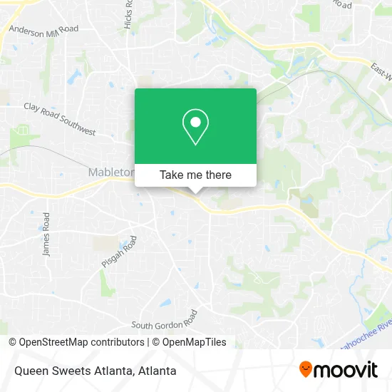 Queen Sweets Atlanta map