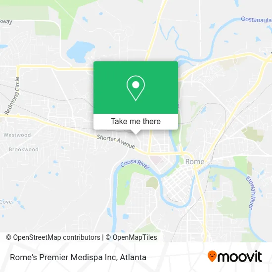 Rome's Premier Medispa Inc map