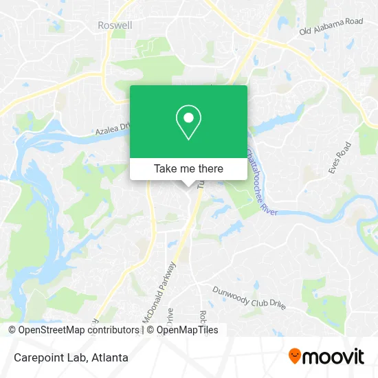 Carepoint Lab map