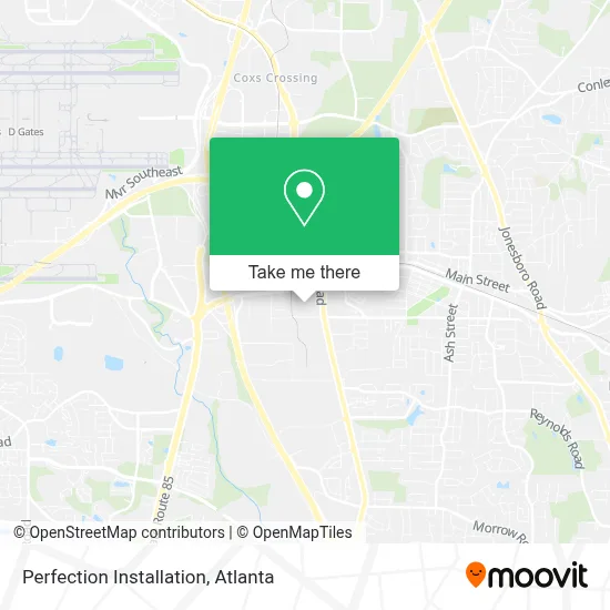 Perfection Installation map