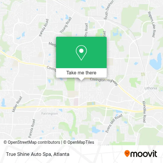 True Shine Auto Spa map