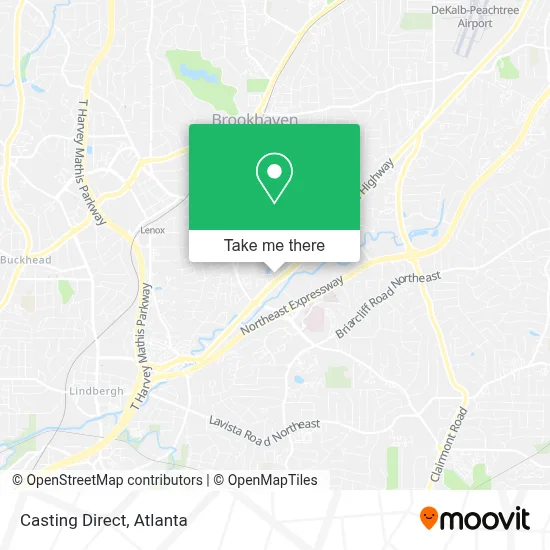 Casting Direct map