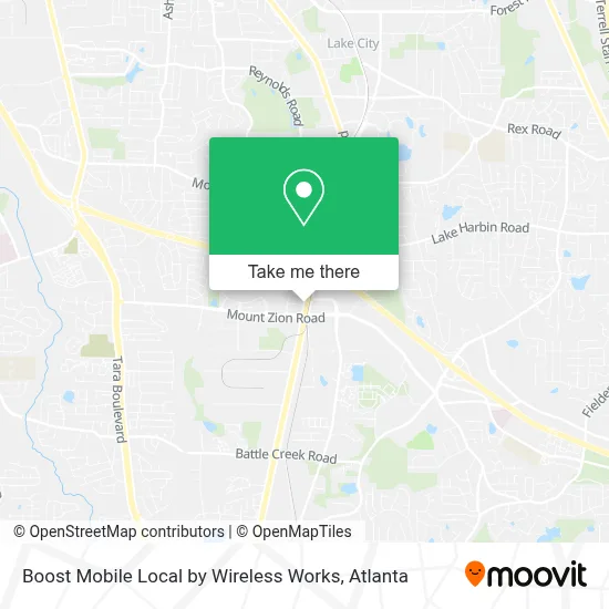 Boost Mobile Local by Wireless Works map